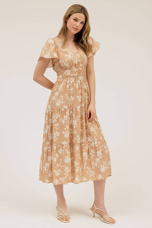 Gather Love Midi Dress