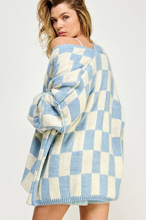 
                
                    Load image into Gallery viewer, Check Me Out Cozy Oversized Cardigan
                
            