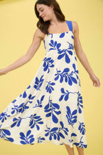 Isle Vacation Tie Back Midi Dress