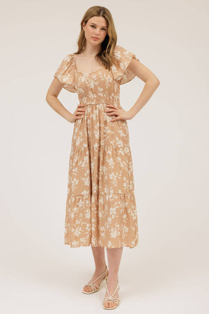 Gather Love Midi Dress