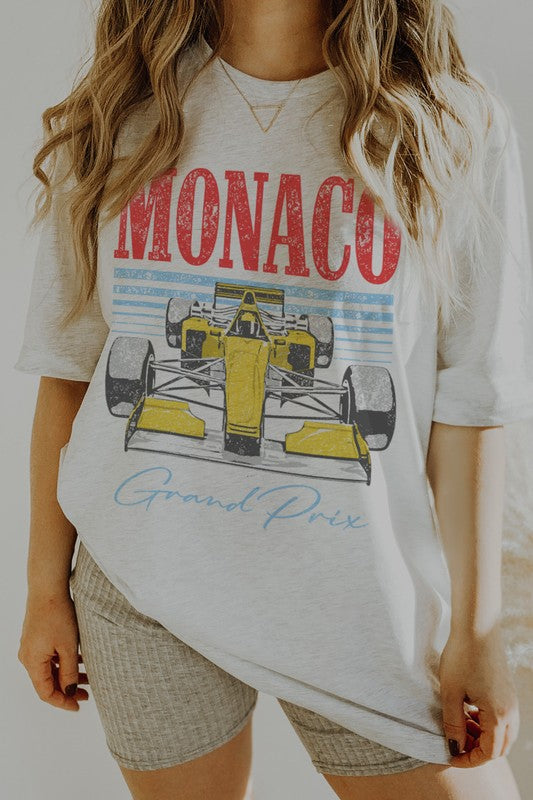 
                
                    Load image into Gallery viewer, Monaco Retro Oversized T Shirt
                
            