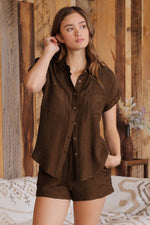 Joshua Tree Crinkle Button Down Shirt