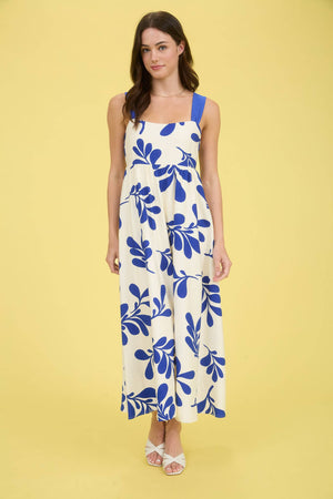 Isle Vacation Tie Back Midi Dress