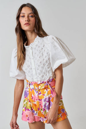 
                
                    Load image into Gallery viewer, Floral Pop Shorts
                
            