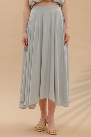 Simply Gorgeous Box Pleated Midi Skirt