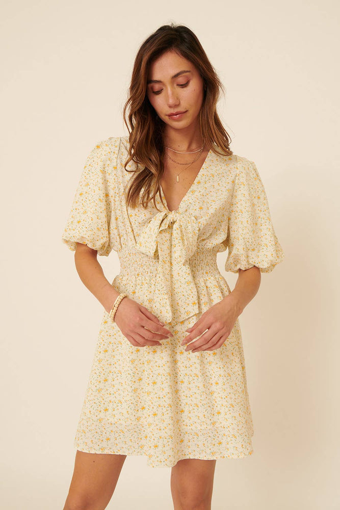 High Society Floral Mini Dress