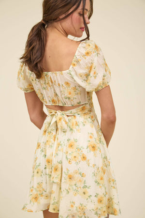 Butter Florals Mini Dress