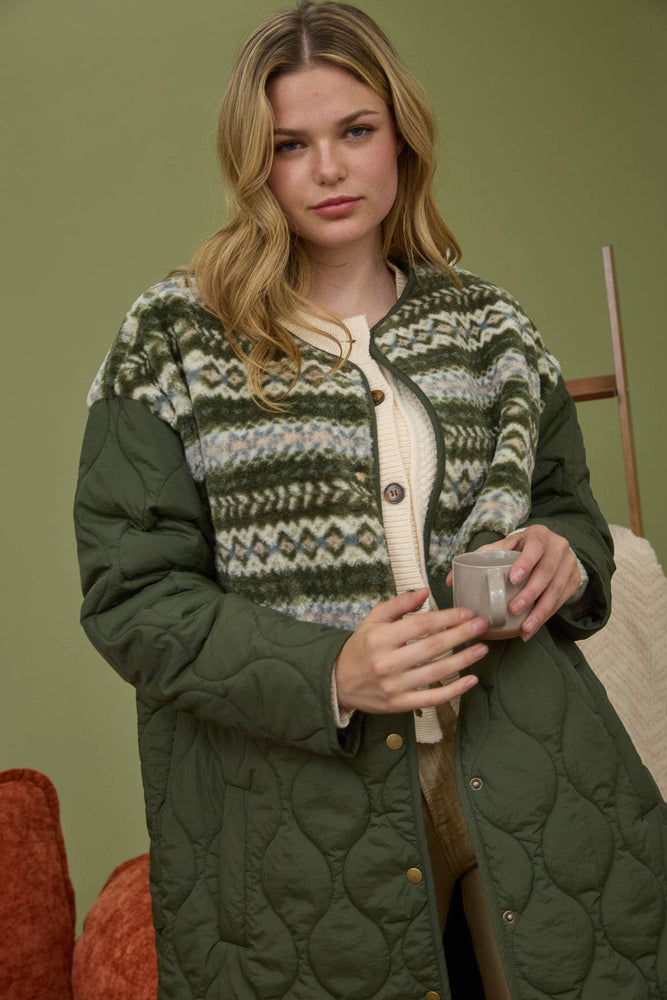 Alpine Hikes Quilted Coat