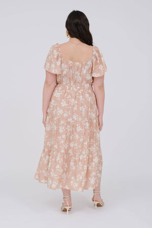 Plus Gather Love Midi Dress