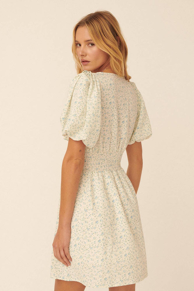 High Society Floral Mini Dress