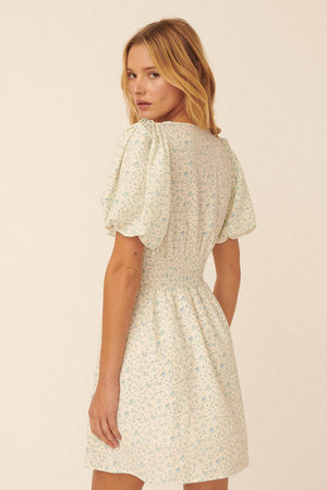 High Society Floral Mini Dress