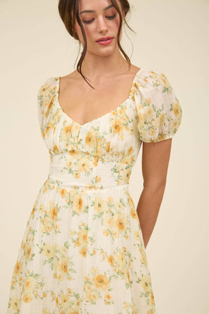 Butter Florals Mini Dress