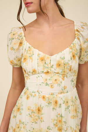 Butter Florals Mini Dress