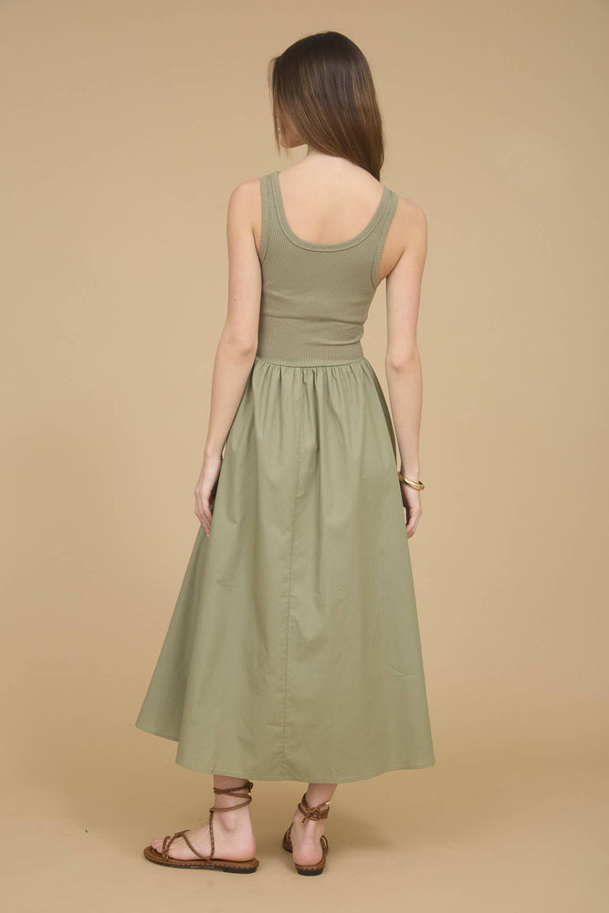 Midnight Blossom Tank Dress