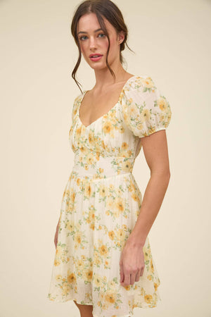 Butter Florals Mini Dress