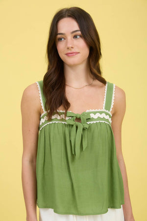 Pea Patch Ric Rack Top