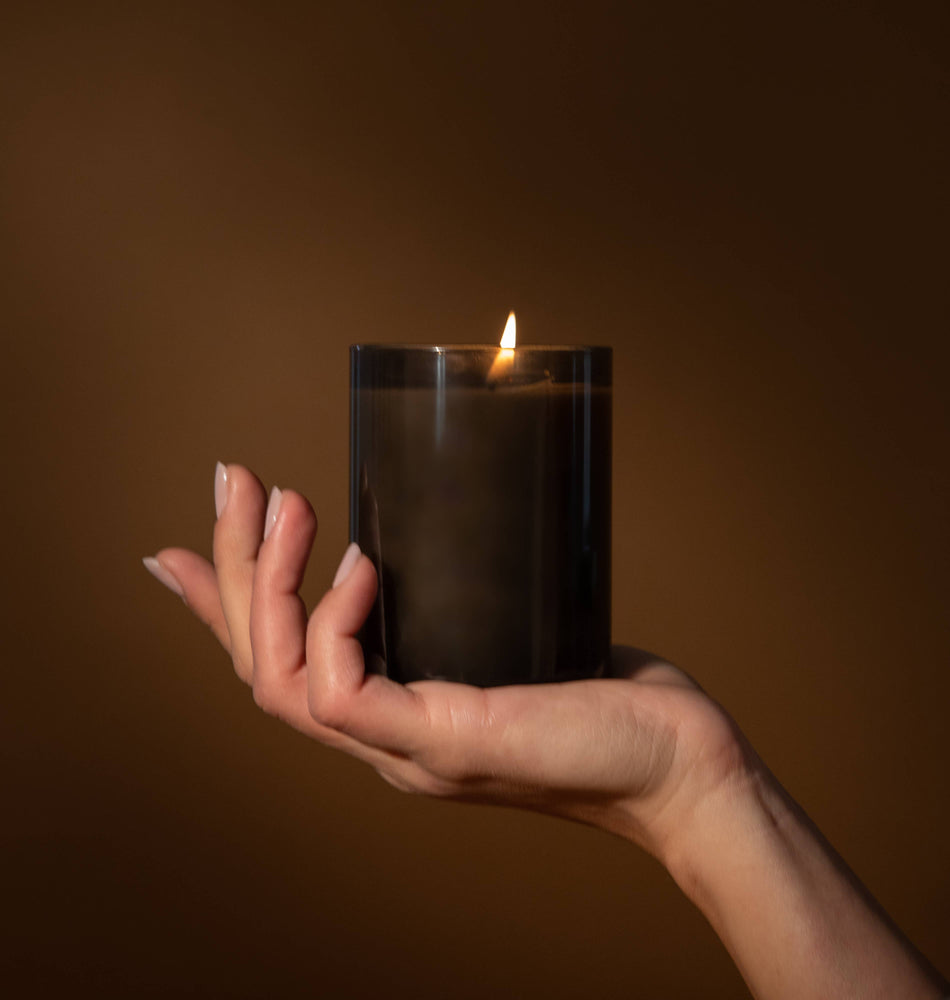 
                
                    Load image into Gallery viewer, The Lumberjack Glass Candle
                
            