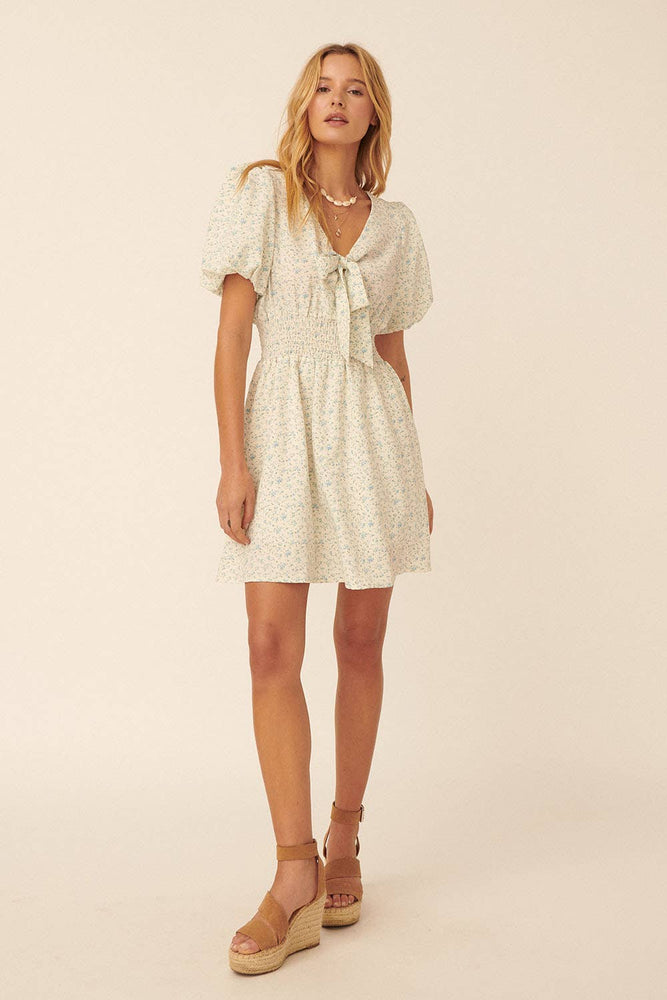 High Society Floral Mini Dress