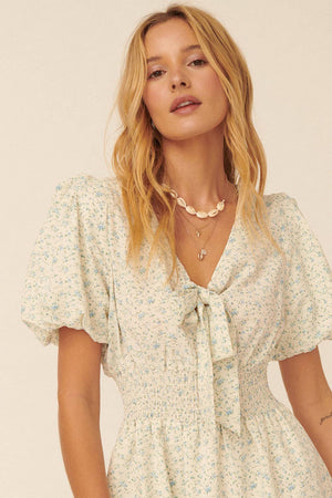 High Society Floral Mini Dress