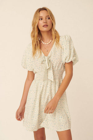 High Society Floral Mini Dress