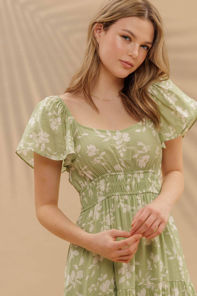 Gather Love Midi Dress