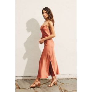 Going Out Cowl Neck Slip Dress