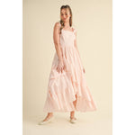 Blush and Beautiful Flowy Ruffle Dress