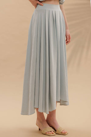 Simply Gorgeous Box Pleated Midi Skirt