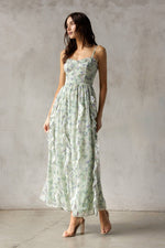 Softly Mint Midi Dress
