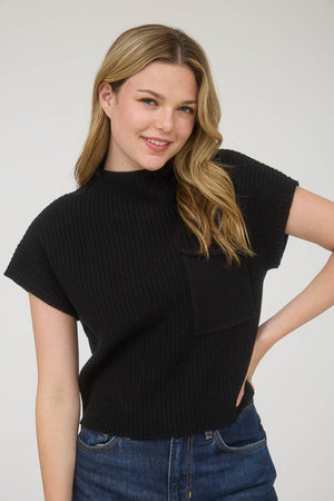 Central Park Knitted Pocket Top