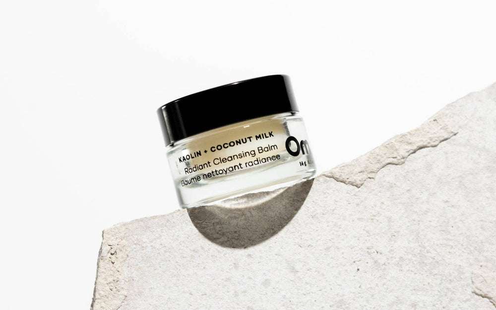 Om Organics Skincare - Kaolin + Coconut Milk Radiant Cleansing Balm Mini