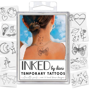 
                
                    Load image into Gallery viewer, Silhouette Temporary Tattoo Pack
                
            