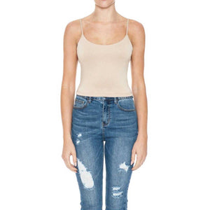 
                
                    Load image into Gallery viewer, Double Layered Scoop Neck Crop Cami Top
                
            