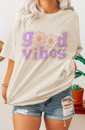 Good Vibes Oversized T Shirt