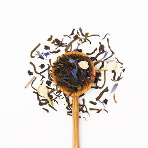
                
                    Load image into Gallery viewer, Purple Jasmine Tin with Spoon -Organic Fair-Trade Purple Tea
                
            
