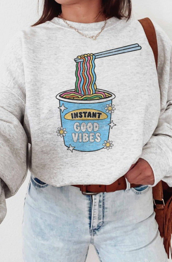 
                
                    Load image into Gallery viewer, Instant Good Vibes Sweatshirt
                
            